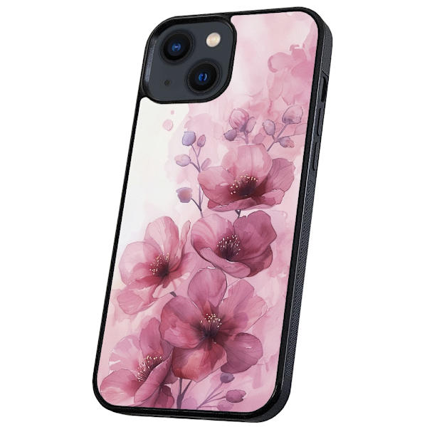 iPhone 13 Mini - Deksel/Mobildeksel Flowers