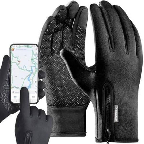 Touchvantar / Fingervantar - Vantar med Touch - Vattentäta Black