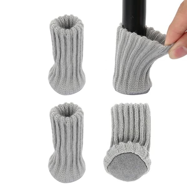 Stolsstrumpor i Stretch – Stolbensskydd 4-Pack