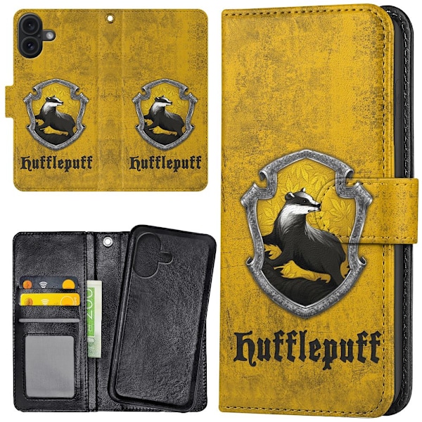 iPhone 16 Plus - Plånboksfodral/Skal Harry Potter Hufflepuff