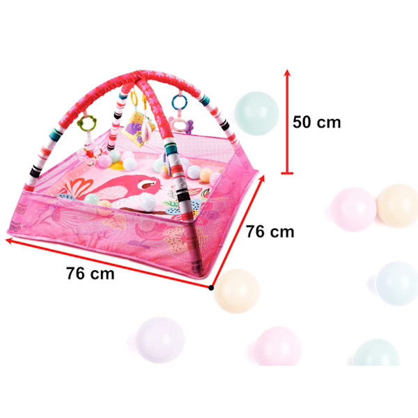 Lekhage med bollar rosa
