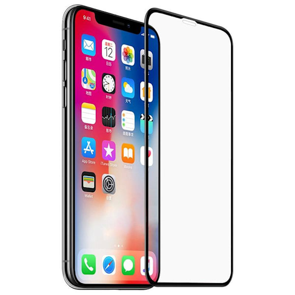 2st iPhone X/XS - Skärmskydd Härdat Glas Transparent