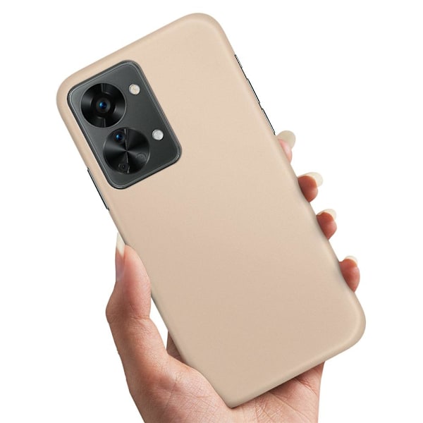 Deksel / Mobildeksel til OnePlus Nord 2T - Beige