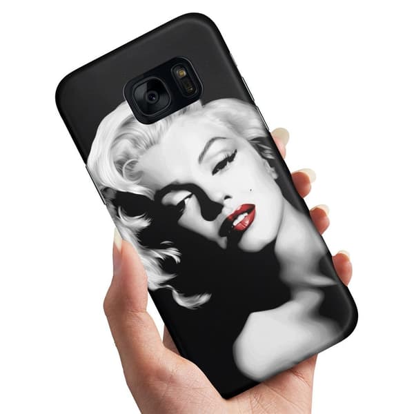 Cover / Mobilcover til Samsung Galaxy S7 - Marilyn Monroe