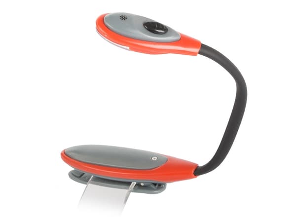 Boglampe - Læselampe / LED-lampe med Klemme - Lampe til Bog