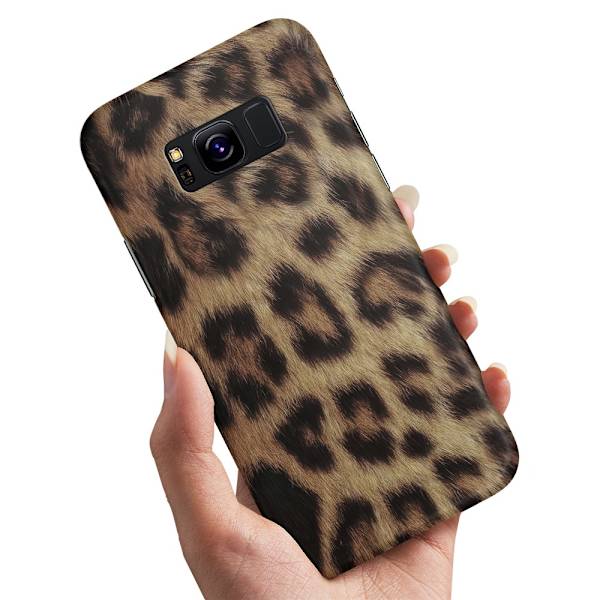 Deksel / Mobildeksel til Samsung Galaxy S8 - Leopard