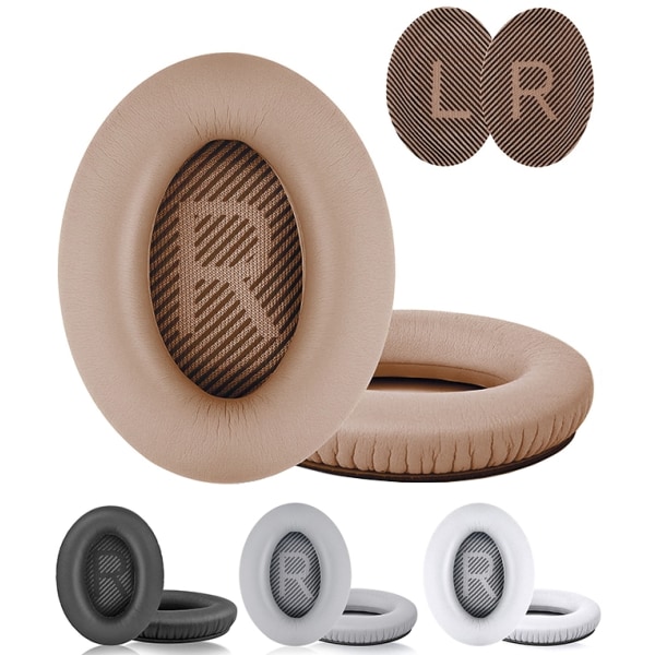 Ørepuder til Bose QuietComfort - QC35/QC25/QC15/AE2 Hovedtelefoner Beige