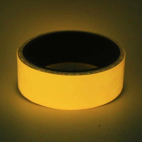 Luminous Tape Gul / Glow in the Dark - 3 cm x 3 meter Yellow