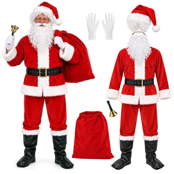 Komplett Tomtedräkt med Tillbehör / Tomte - Jultomte - Jul