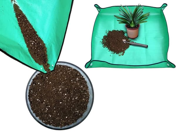 Planteringsmatta stor - För omplantering av blommor