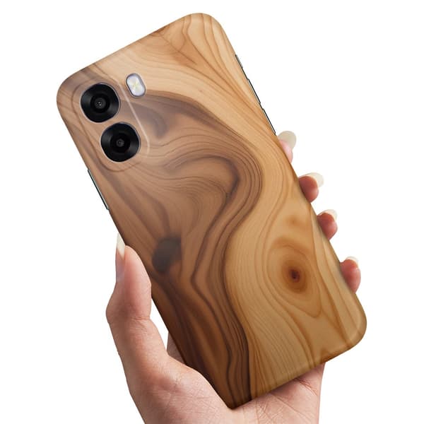 Deksel / Mobildeksel til Oppo A6x 5G - Wood