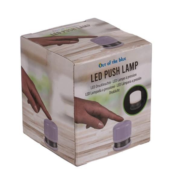 LED-lampa / Trycklampa - 6 cm White