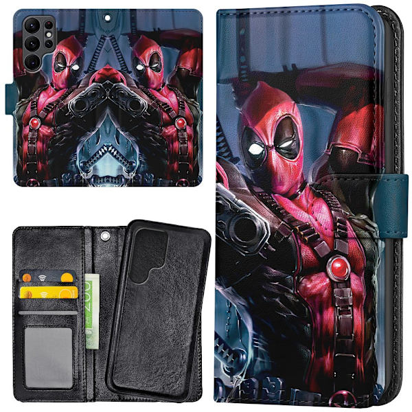 Samsung Galaxy S24 Ultra - Lompakkokotelo/Kuoret Deadpool