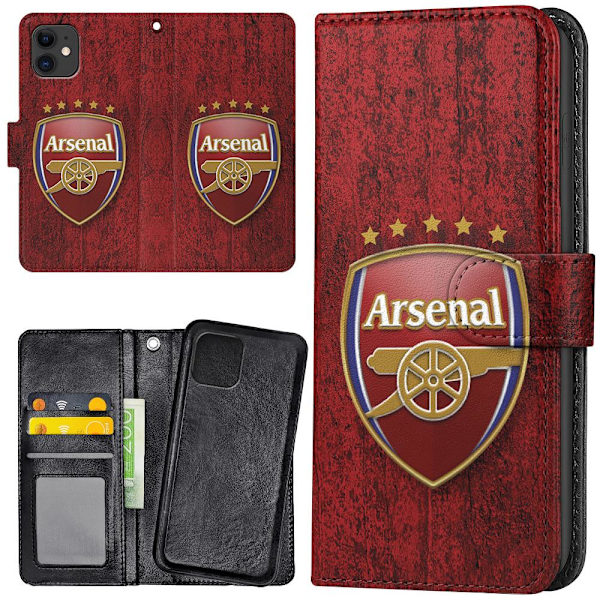 iPhone 11 - Lommebok Deksel Arsenal