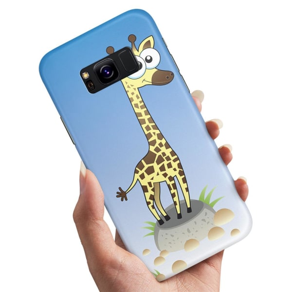 Samsung Galaxy S8 - Cover/Mobilcover Tegnet Giraf