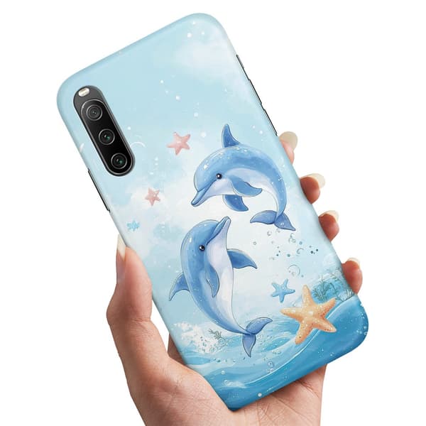 Deksel / Mobildeksel til Sony Xperia 10 IV - Dolphins