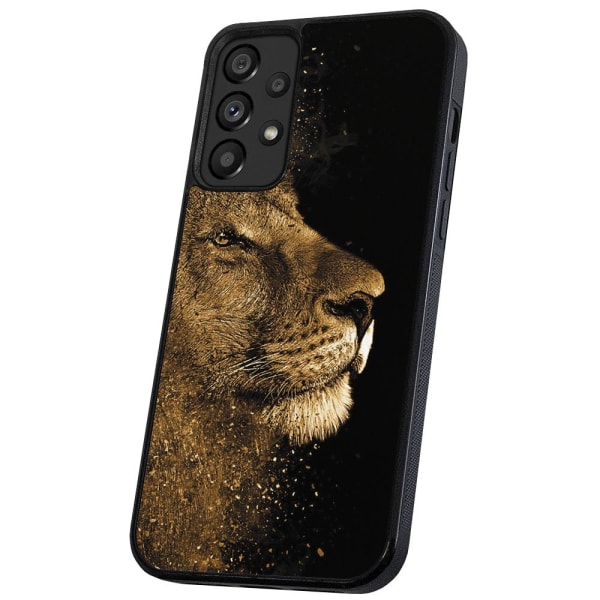 Samsung Galaxy A33 5G - Cover/Mobilcover Lion Multicolor