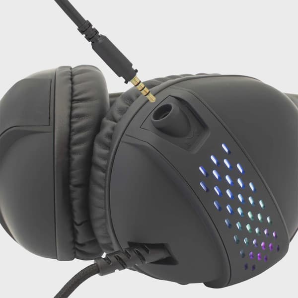 White Shark OX Over-Ear Gaming Headset Svart