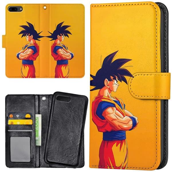 iPhone 7/8 Plus - Plånboksfodral/Skal Goku