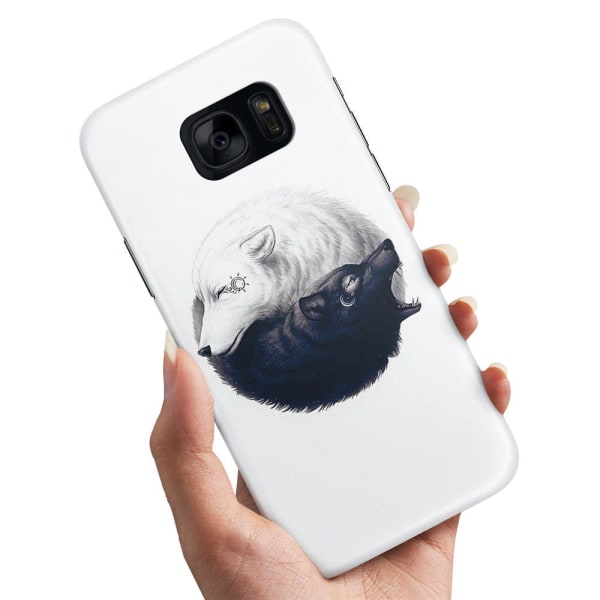Samsung Galaxy S6 - Cover/Mobilcover Yin & Yang Ulve