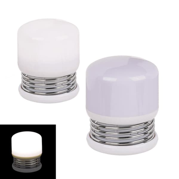 LED-lampa / Trycklampa - 6 cm Vit