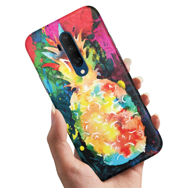 OnePlus 7T Pro - Cover/Mobilcover Regnbue Ananas