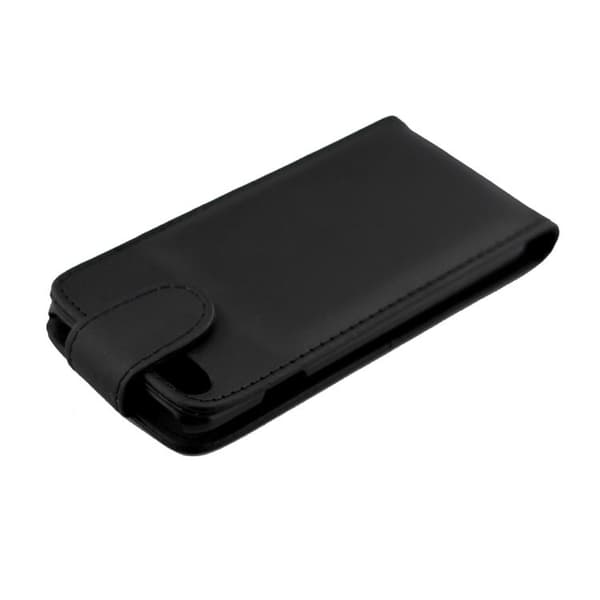 iPhone 7/8 Plus - Flipfodral med Kortfack - Svart Black