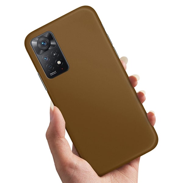 Deksel / Mobildeksel til Xiaomi Redmi Note 11 - Brun