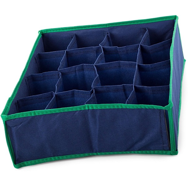 Låda med Fack - Organisera strumpor & underkläder Dark blue