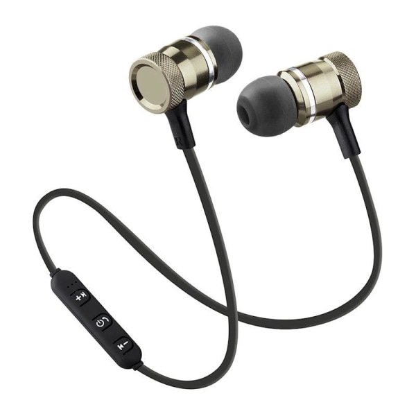 Bluetooth In-ear Hörlurar med Mikrofon - Trådlösa - Magnetiska Svart (krok)  3af8 | Svart (krok) | 44 | Fyndiq
