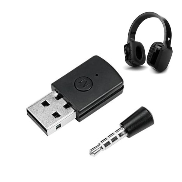 Bluetooth Adapter for PS5 - Hodetelefoner - 3,5 mm AUX Black
