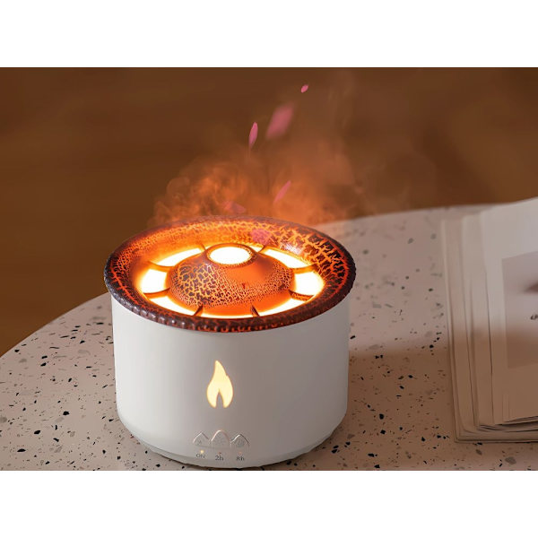 Luftfuktare vulkan - RGB LED aromdiffusor