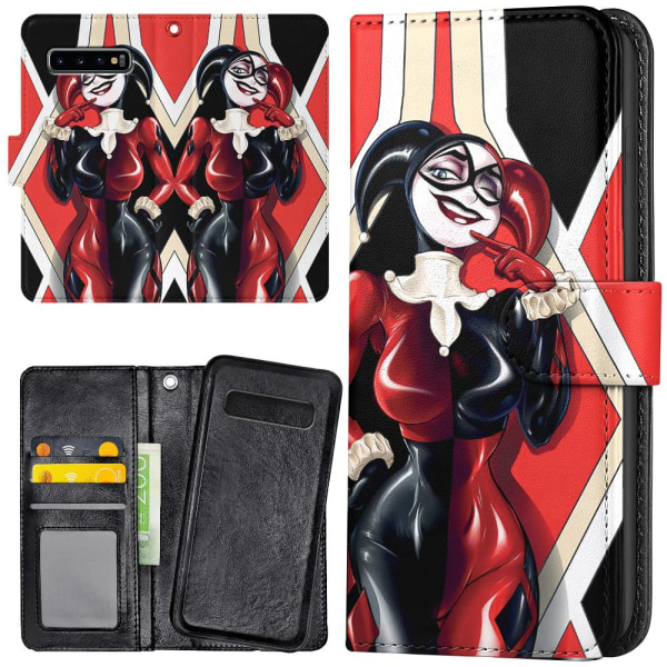 Samsung Galaxy S10 Plus - Mobilcover/Etui Cover Harley Quinn