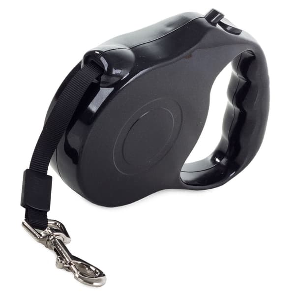 Rullkoppel / Hundkoppel - 5m - 15kg Black