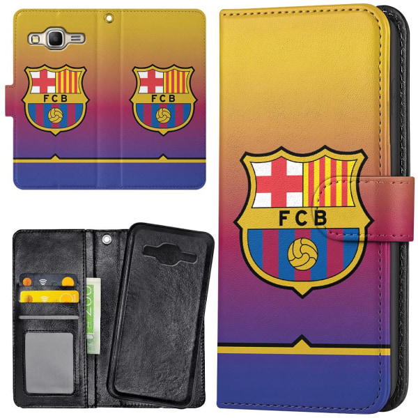 Samsung Galaxy J3 (2016) - Lompakkokotelo/Kuoret FC Barcelona