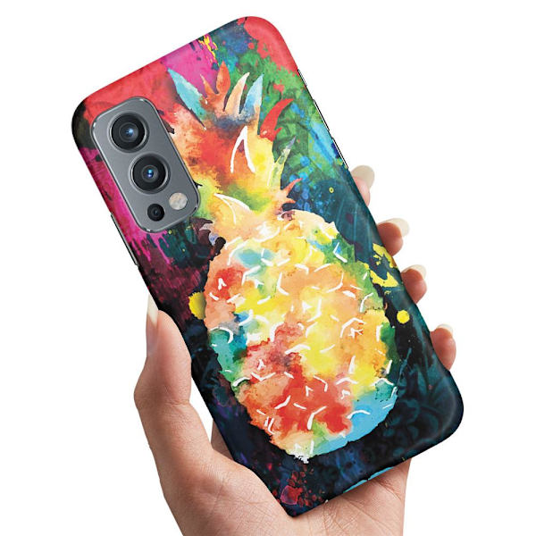 OnePlus Nord 2 5G - Skal/Mobilskal Regnbåg Ananas