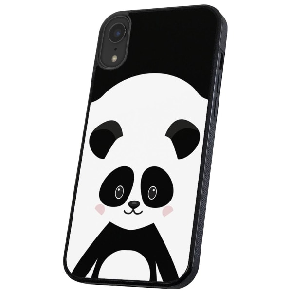 iPhone XR - Cover/Mobilcover Cute Panda Multicolor