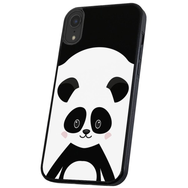 iPhone XR - Skal/Mobilskal Cute Panda multifärg