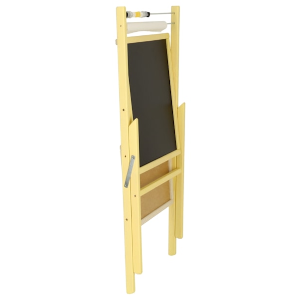 Blackboard - Griffeltavla med Stativ, Kritor & Magneter - 46x43 cm