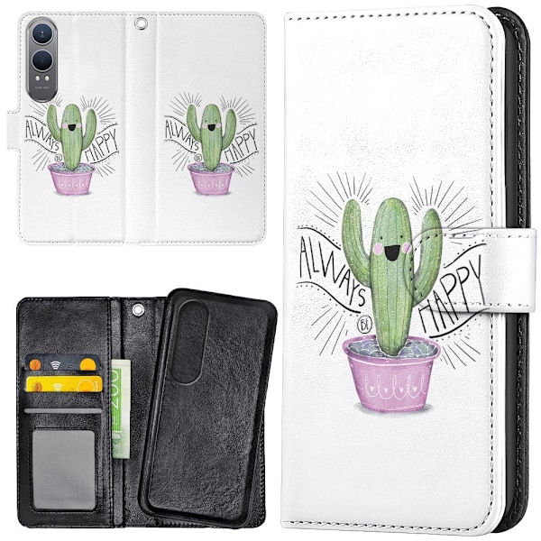OnePlus Nord CE4 Lite 5G - Lompakkokotelo/Kuoret Happy Cactus