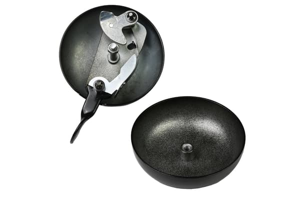 Cykelklocka 80 mm matt svart