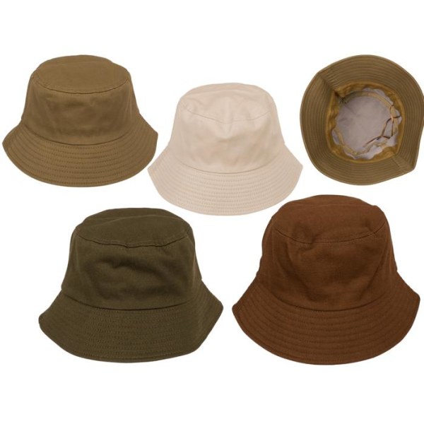 Fiskehatt / Bucket Hat - Välj färg Mörkbrun