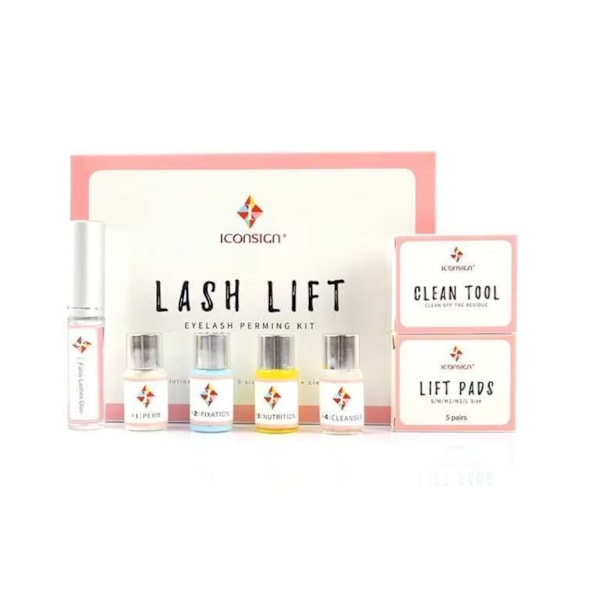 Lashlift / Ripsien pidennys - Kotikäyttöpakkaus - Lash Lift Ripset Multicolor