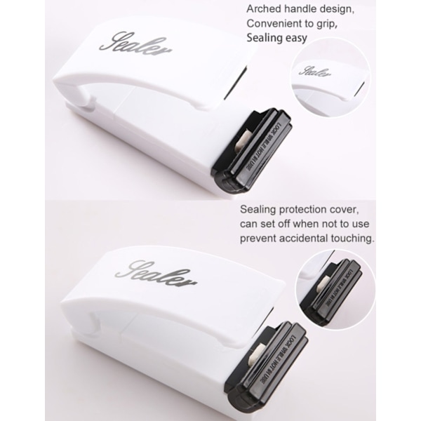Varmeforsegler - Forsegler Forpakninger / Plastposer White