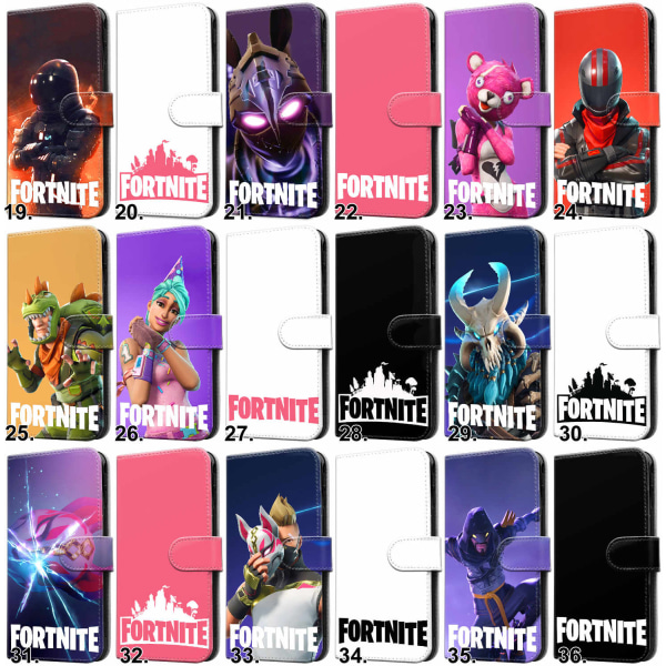 Huawei P20 - Lommebok Deksel Fortnite 4