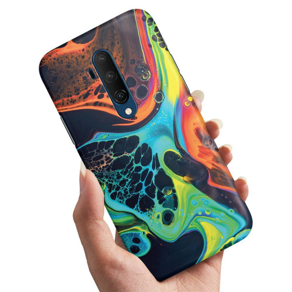 OnePlus 7T Pro - Deksel/Mobildeksel Marmor Multicolor