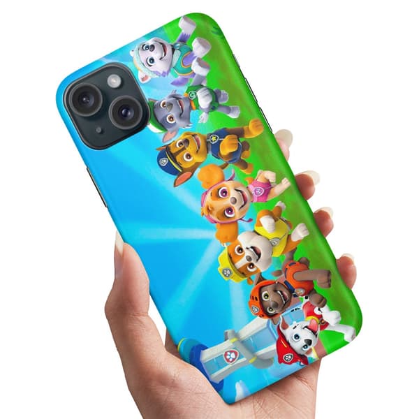 Deksel / Mobildeksel til iPhone 15 - Paw Patrol