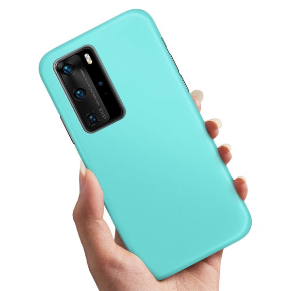 Huawei P40 - Cover/Mobilcover Turkis Turquoise