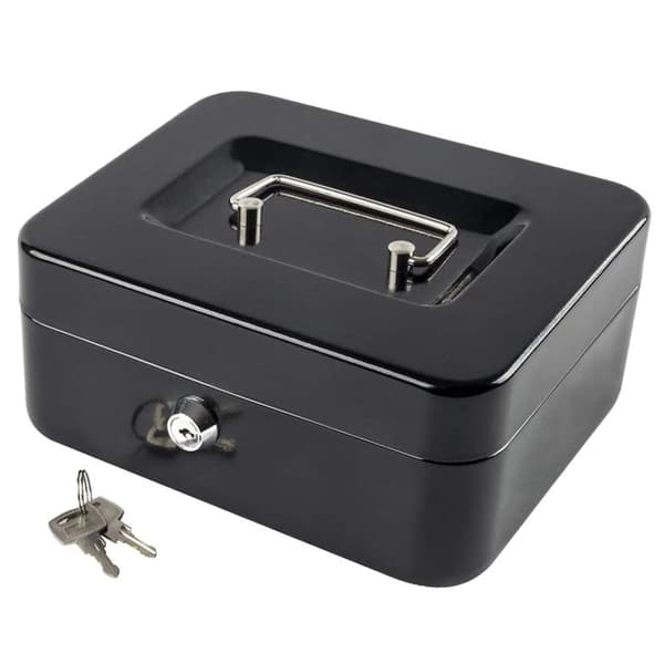 Pengeskab - 15x12x8cm Black