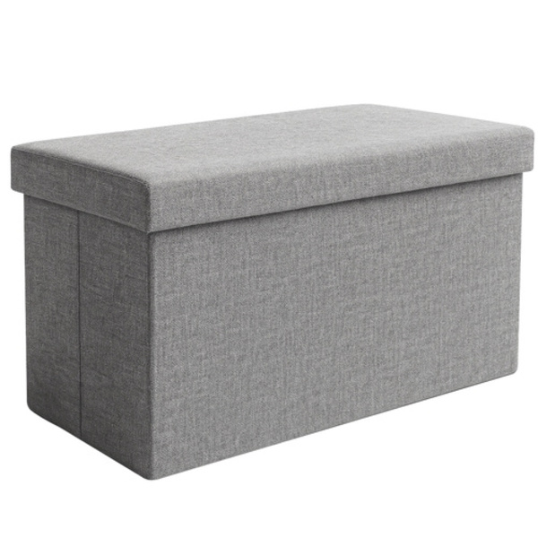 Fotpall / Sittpuff - 60x30cm grå
